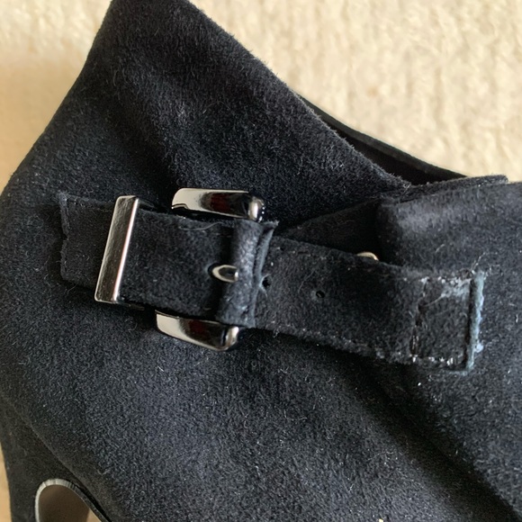 Colin Stuart Suede Ankle Booties Size 7.5 - Picture 7 of 8